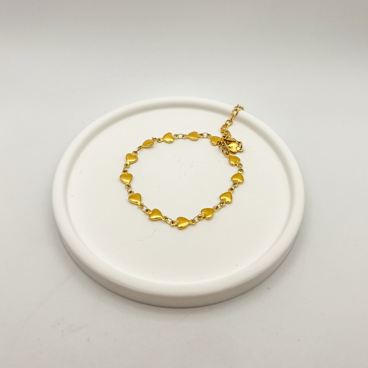 FIONA GRACE Bracelets 18k Gold Heart Chain Bracelet Jenica's Fall Bracelet Bundle (3 Piece Set or Pick Your Fave)