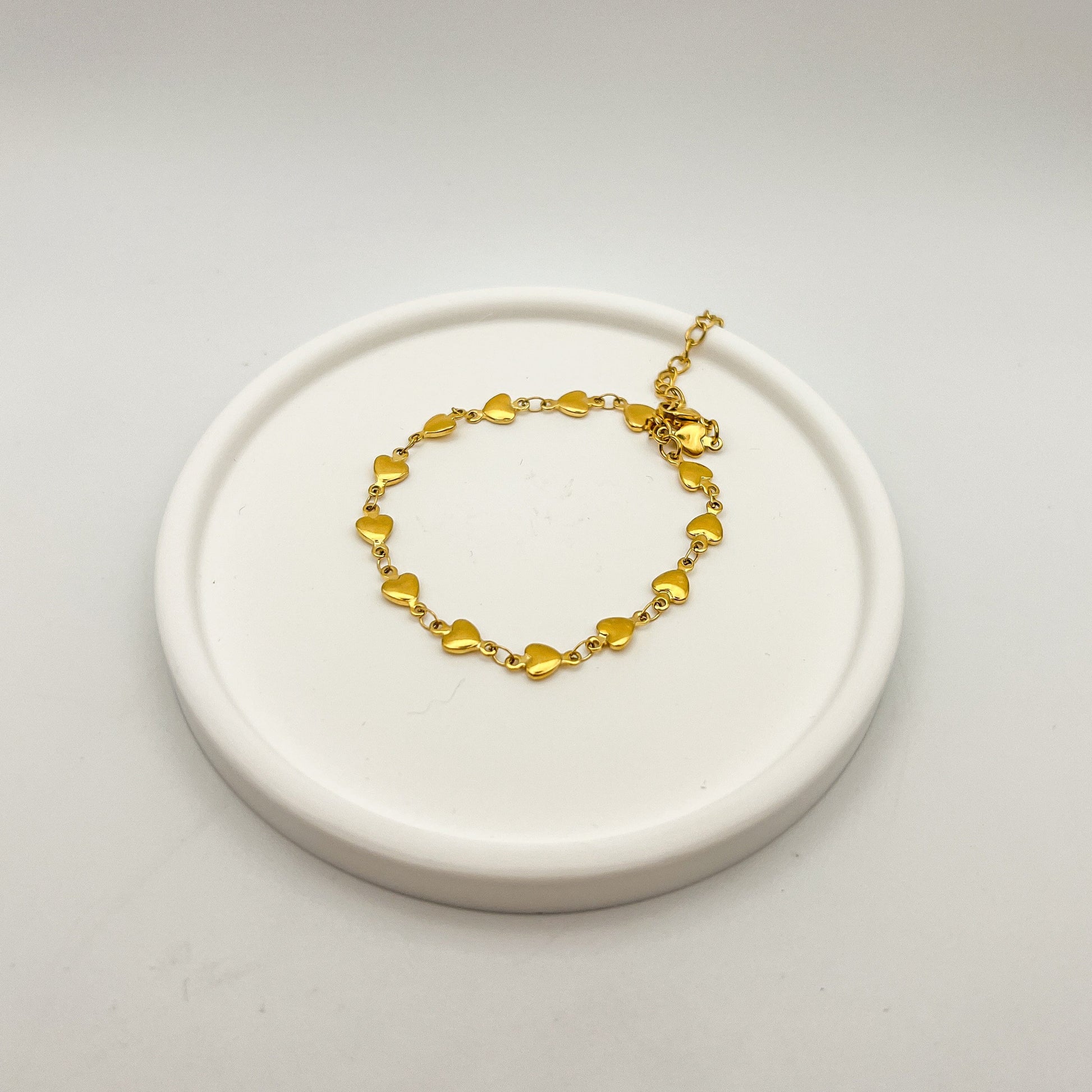 FIONA GRACE Bracelets 18k Gold Heart Chain Bracelet Jenica's Fall Bracelet Bundle (3 Piece Set or Pick Your Fave)