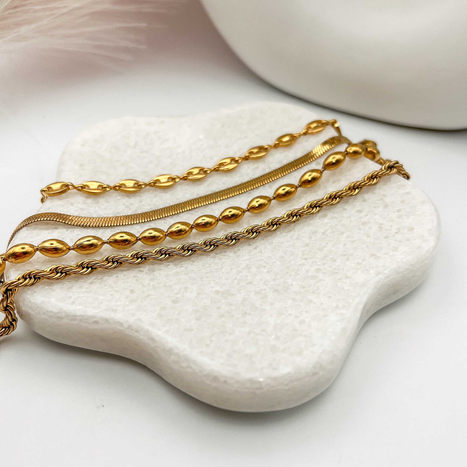 FIONA GRACE Bracelets Golden Hour Bracelet Stack- 4 Piece Set