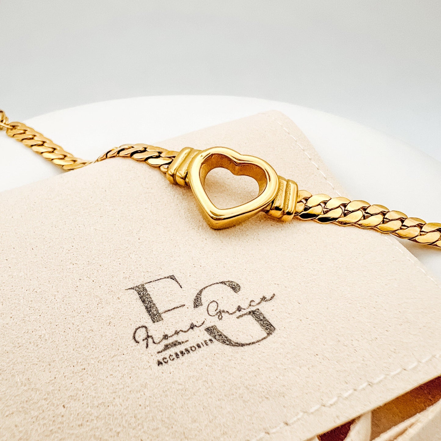 FIONA GRACE Bracelets Heart Of Gold Bracelet- Tarnish Free
