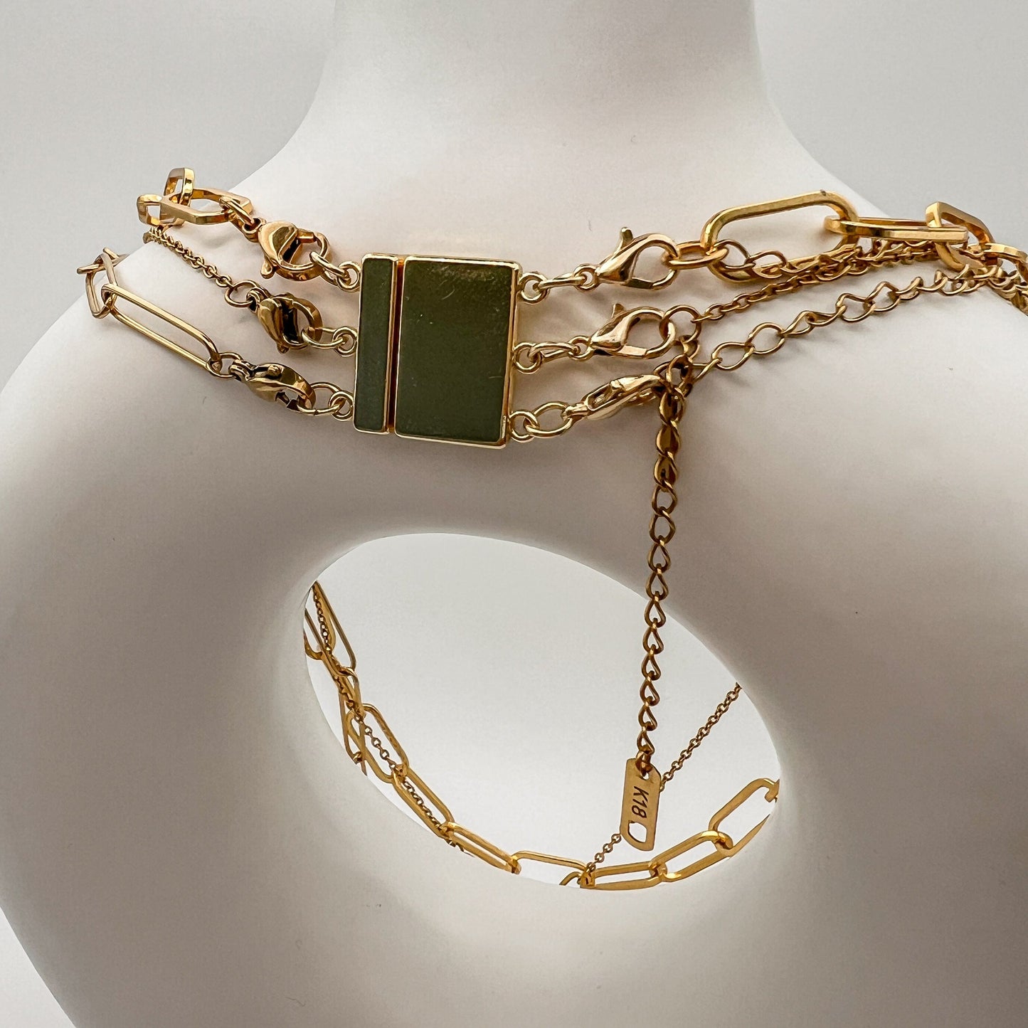 FIONA GRACE Necklaces Gold Necklace Clasp For Layering- Magnetic