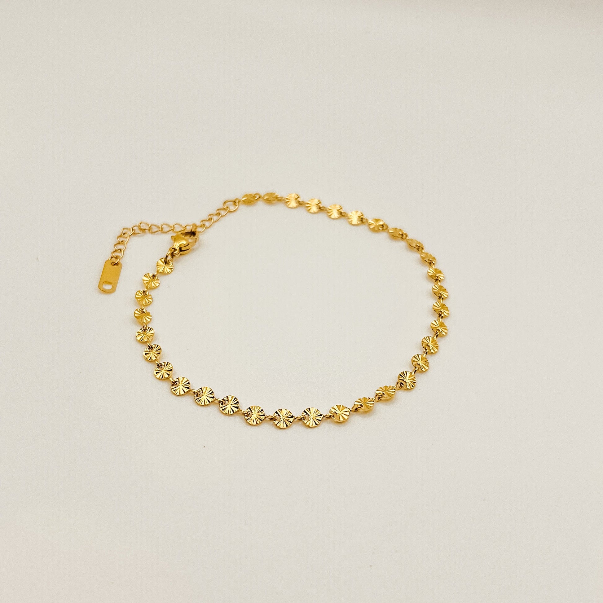 FIONA GRACE Anklet Sun Is Shining Gold Anklet, Waterproof