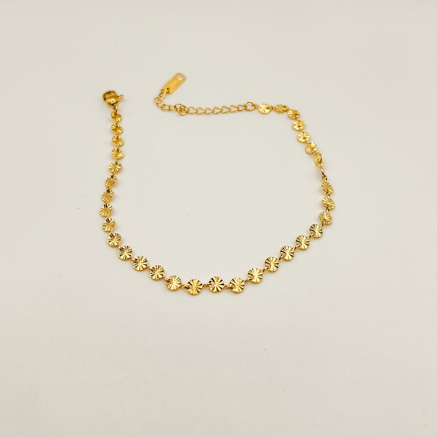 FIONA GRACE Anklet Sun Is Shining Gold Anklet, Waterproof