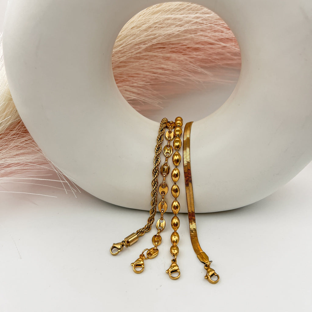 FIONA GRACE Bracelets Golden Hour Bracelet Stack- 4 Piece Set