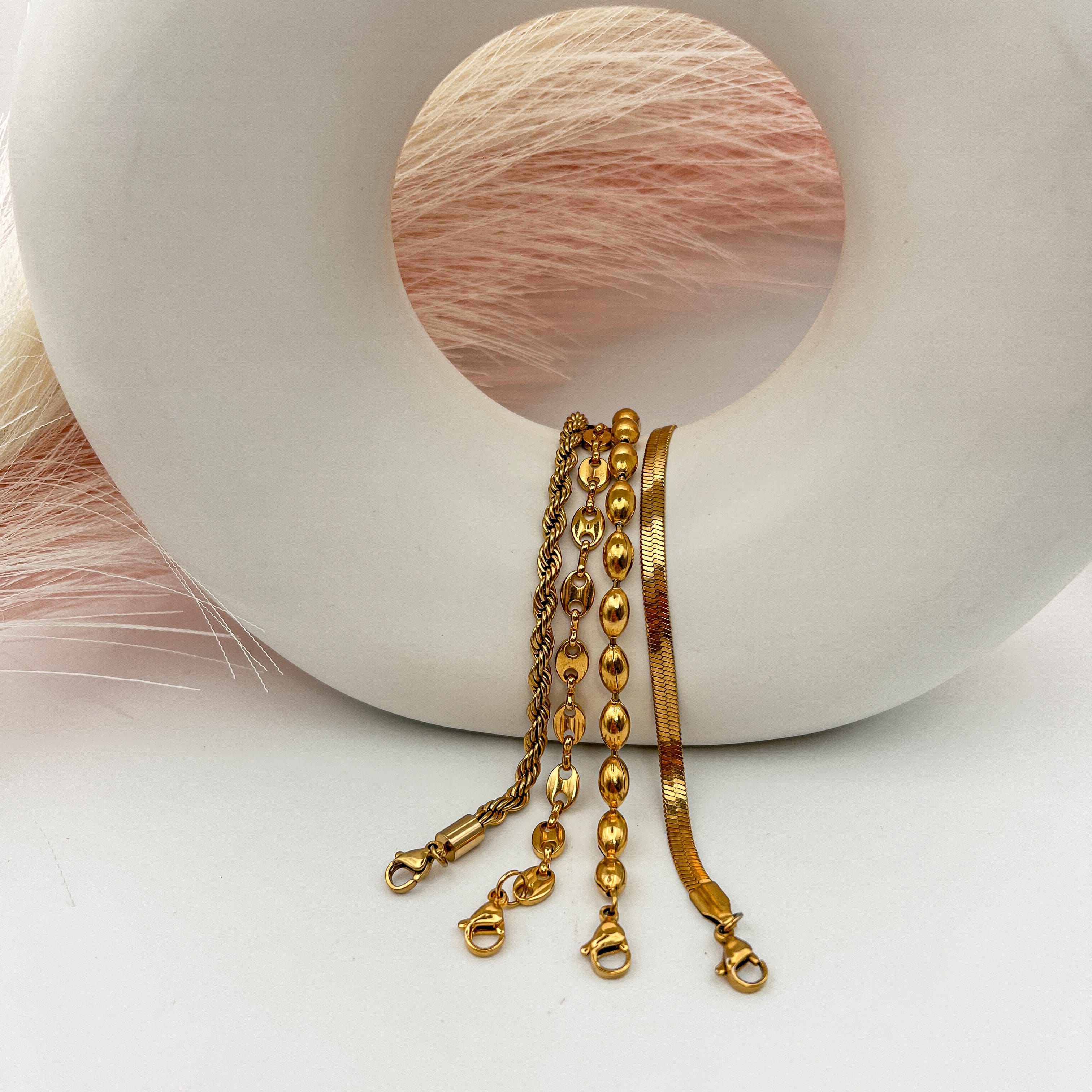 FIONA GRACE Bracelets Golden Hour Bracelet Stack- 4 Piece Set