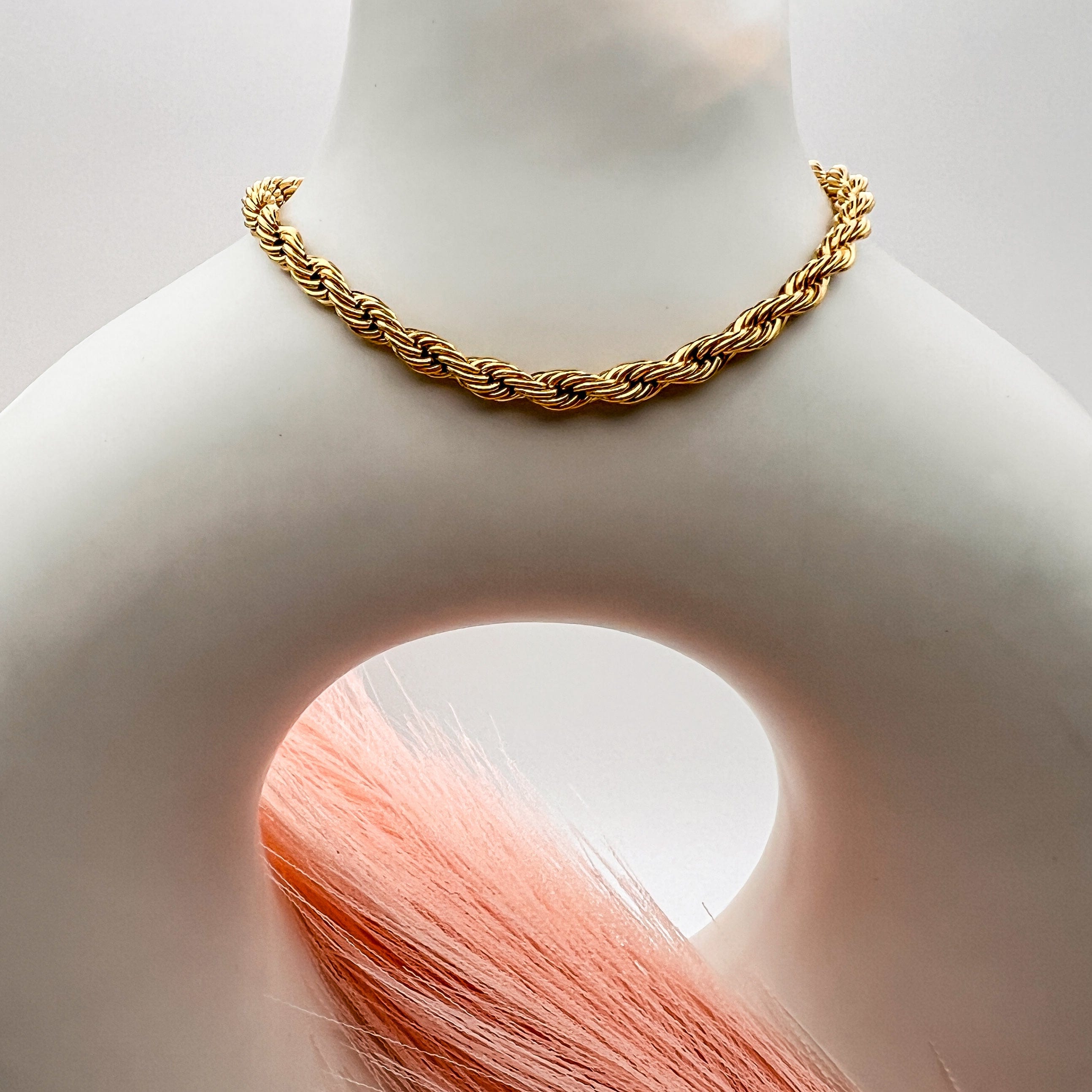 FIONA GRACE Bracelets Rope Chain Bracelet, 18k Gold