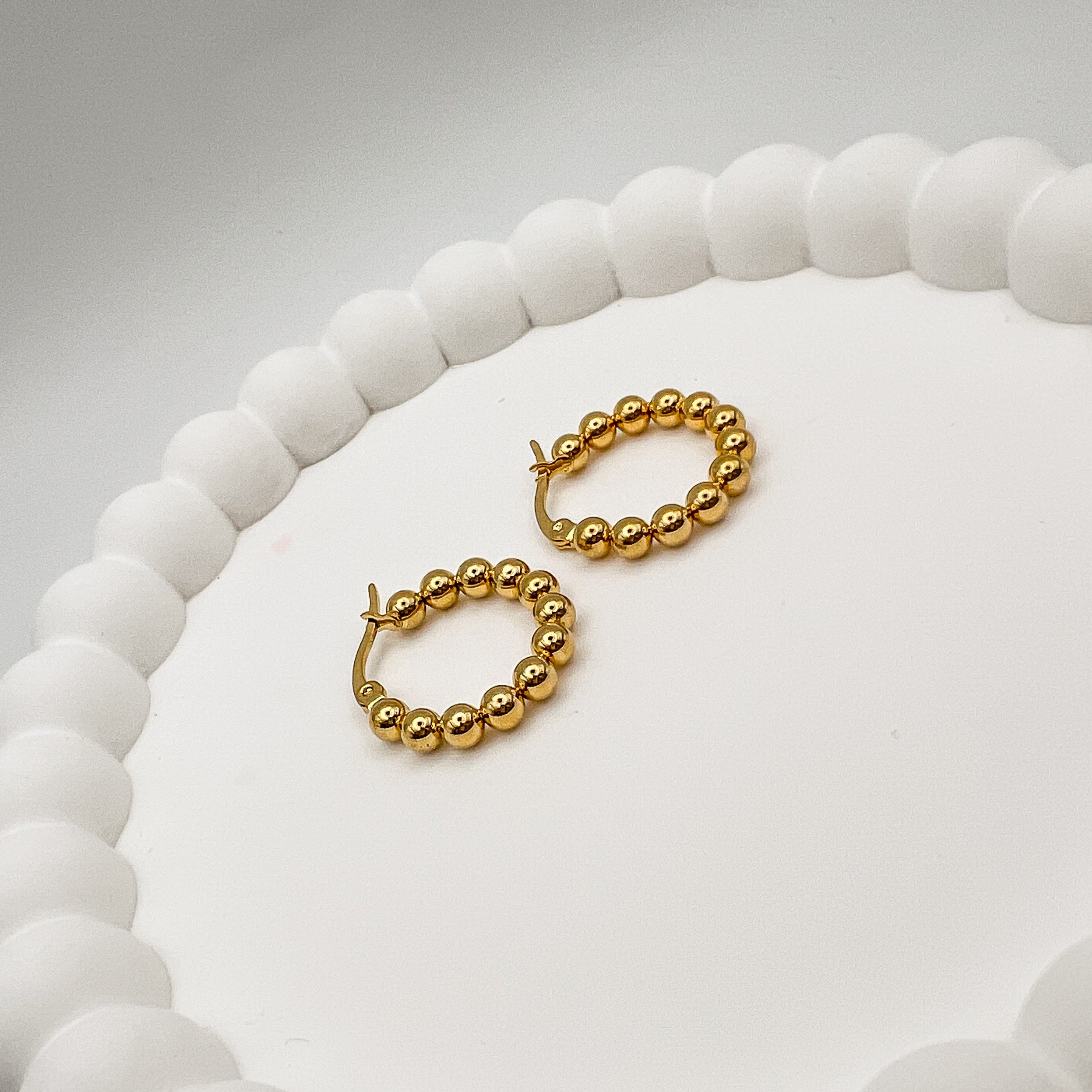 FIONA GRACE Earrings Beaded Hoops Jenica's Favorite Fall Hoops