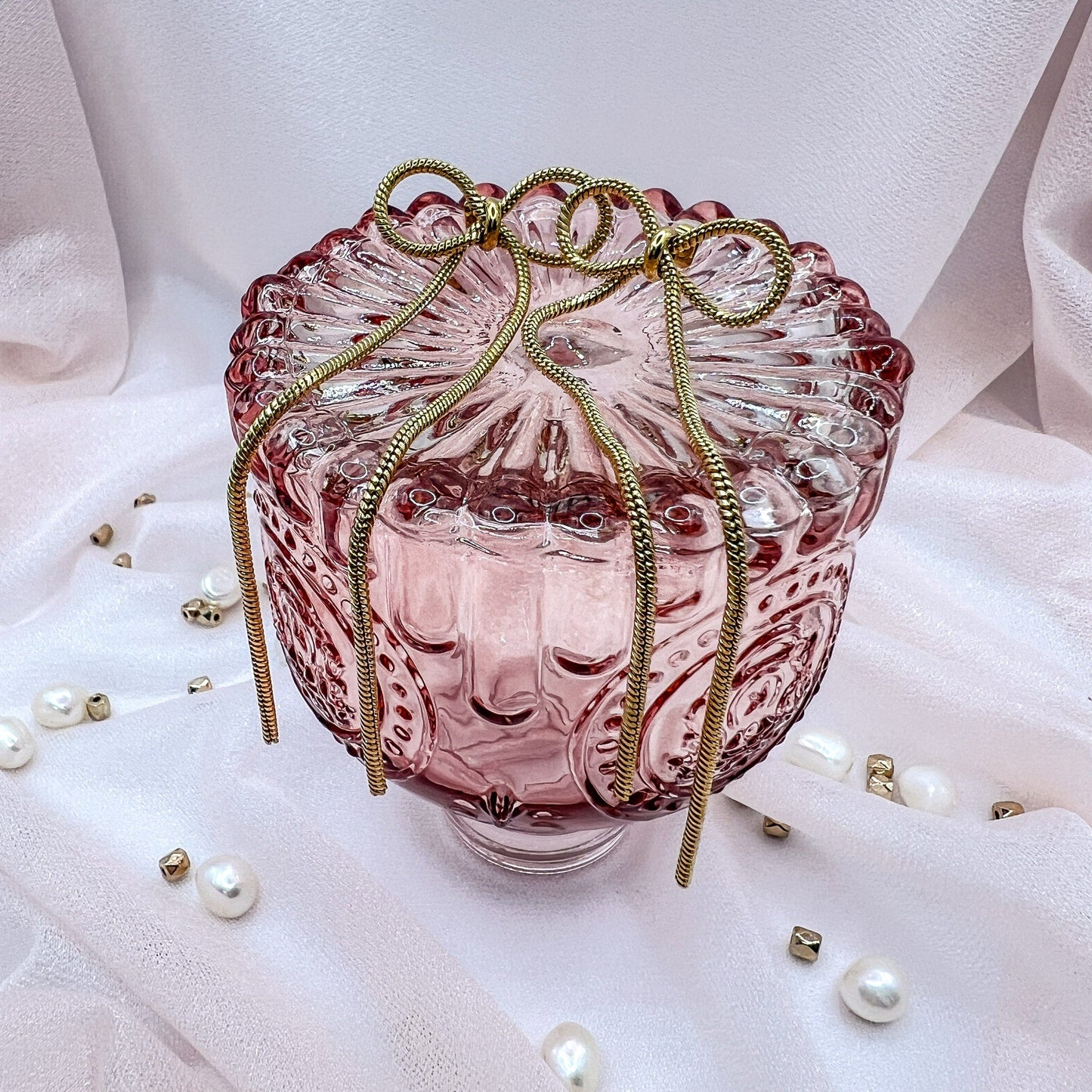 FIONA GRACE Earrings Bowknot Snake Chain Gold Ribbon Earrings