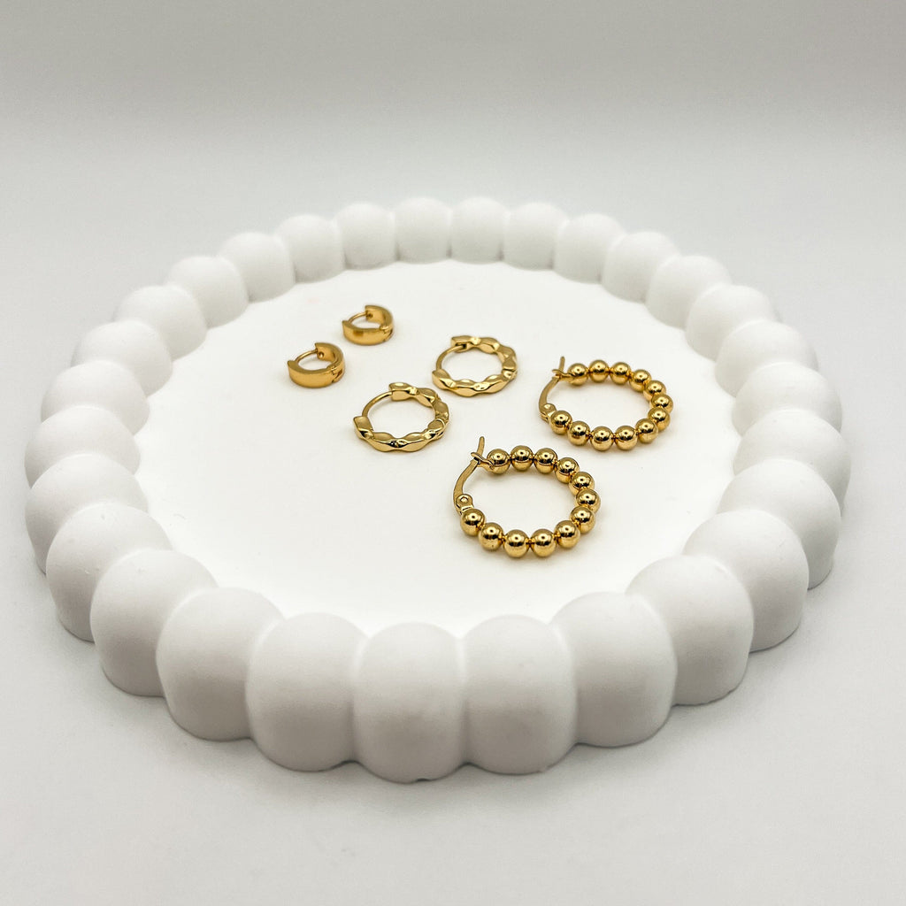 FIONA GRACE Earrings Hoop Trio Stack & Save Jenica's Favorite Fall Hoops