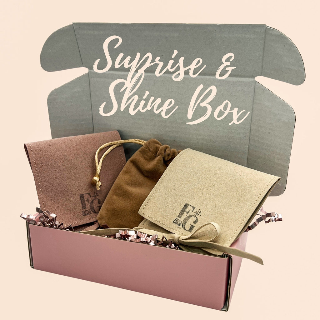 FIONA GRACE Jewelry Surprise & Shine Box- 3-Piece Mystery Jewelry Set ($90+ Value)