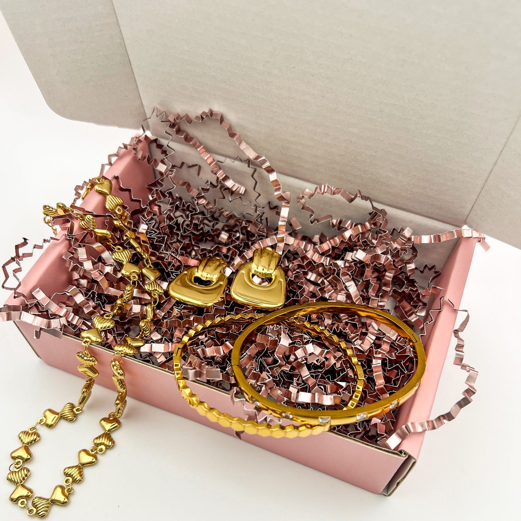 FIONA GRACE Jewelry Surprise & Shine Box- 3-Piece Mystery Jewelry Set ($90+ Value)