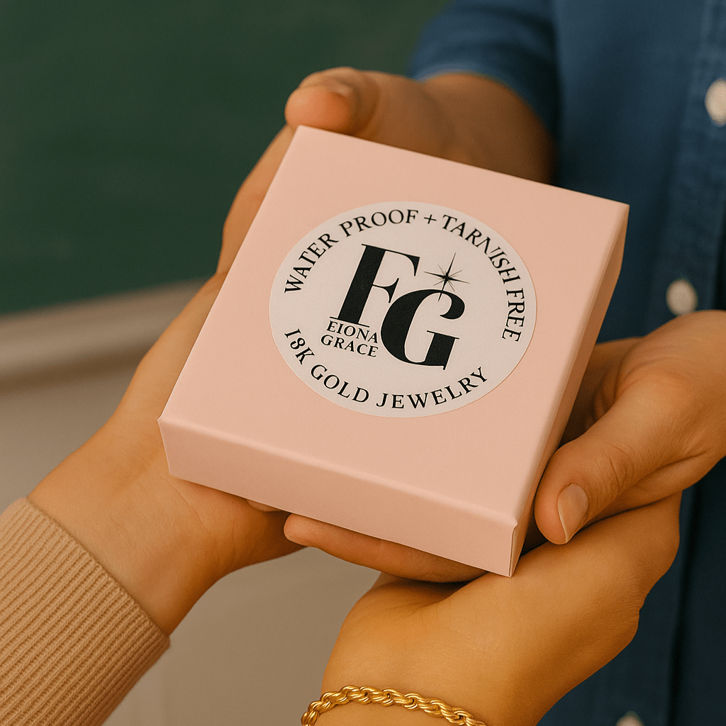 FIONA GRACE Necklaces Bubble Letter Necklace- Teacher Edition