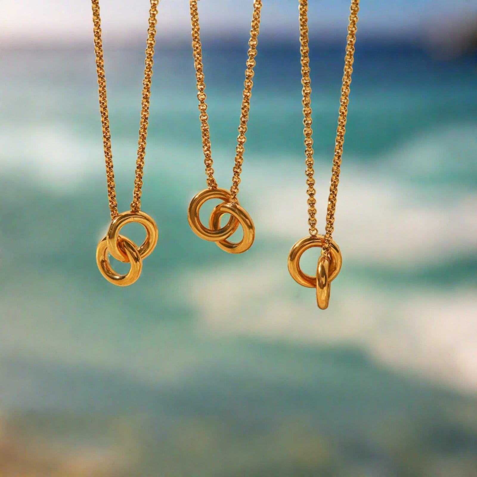 FIONA GRACE Necklaces Eternal Circles Necklace - Waterproof