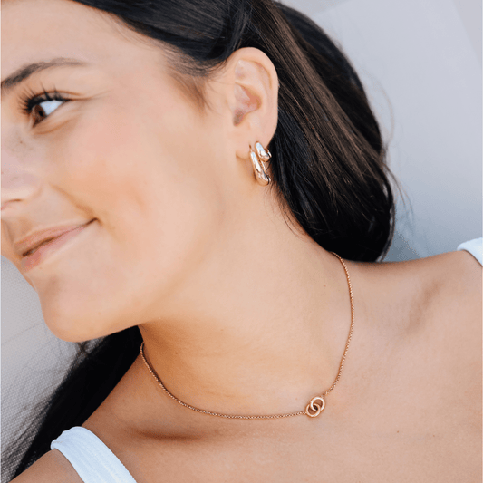 FIONA GRACE Necklaces Eternal Circles Necklace - Waterproof