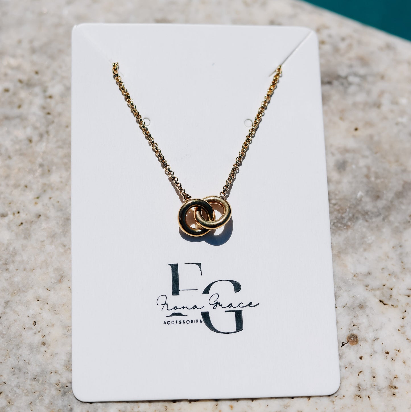 FIONA GRACE Necklaces Eternal Circles Necklace - Waterproof