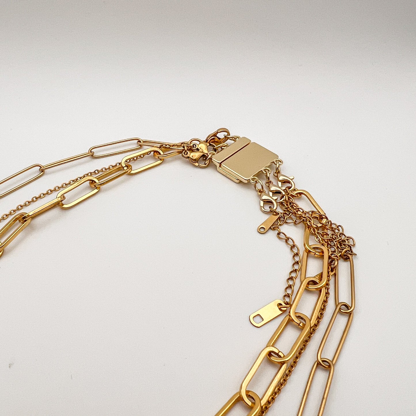 FIONA GRACE Necklaces Gold Necklace Clasp For Layering- Magnetic