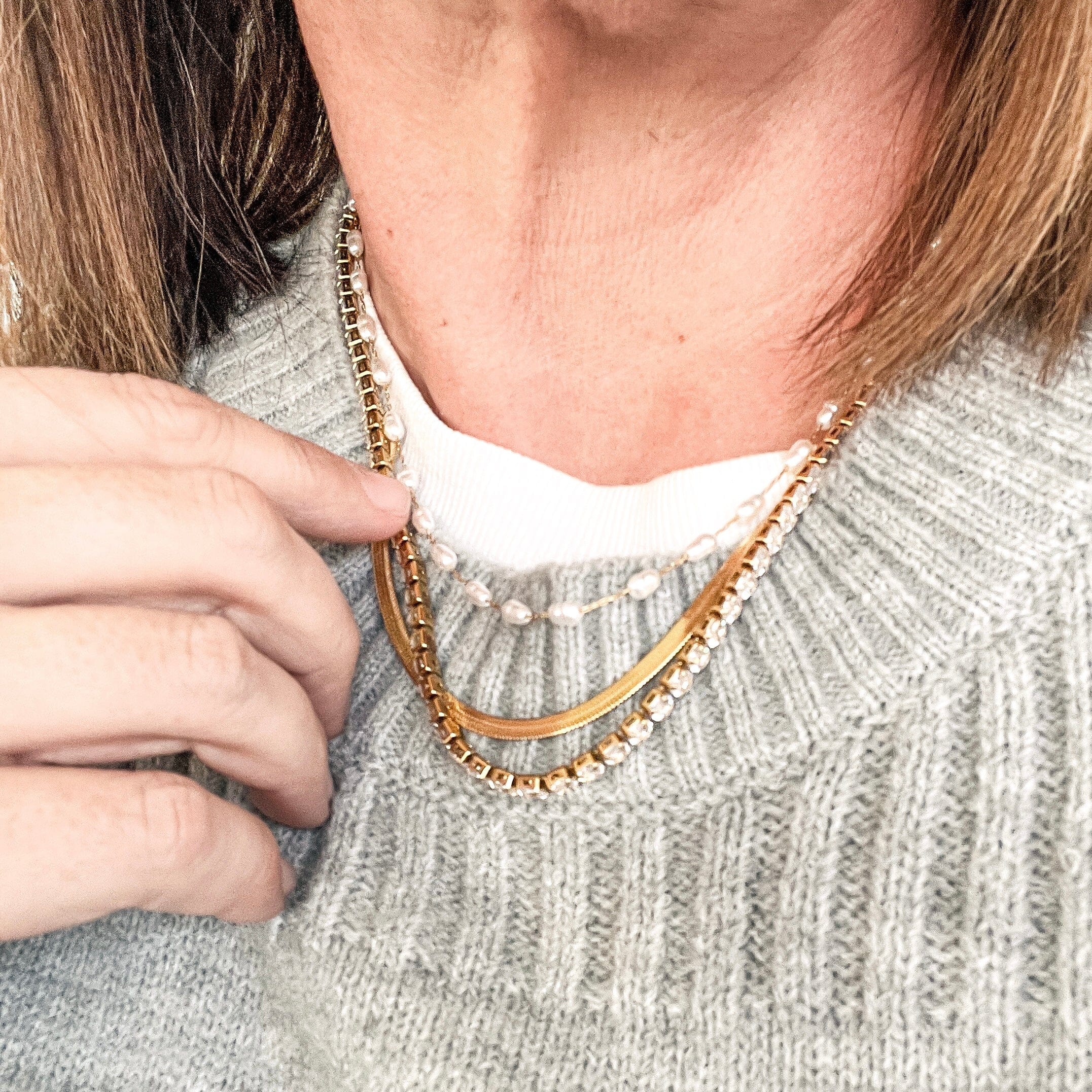 FIONA GRACE Necklaces Jovi Necklace Set (3 piece)