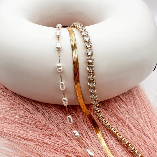 FIONA GRACE Necklaces Jovi Necklace Set (3 piece)