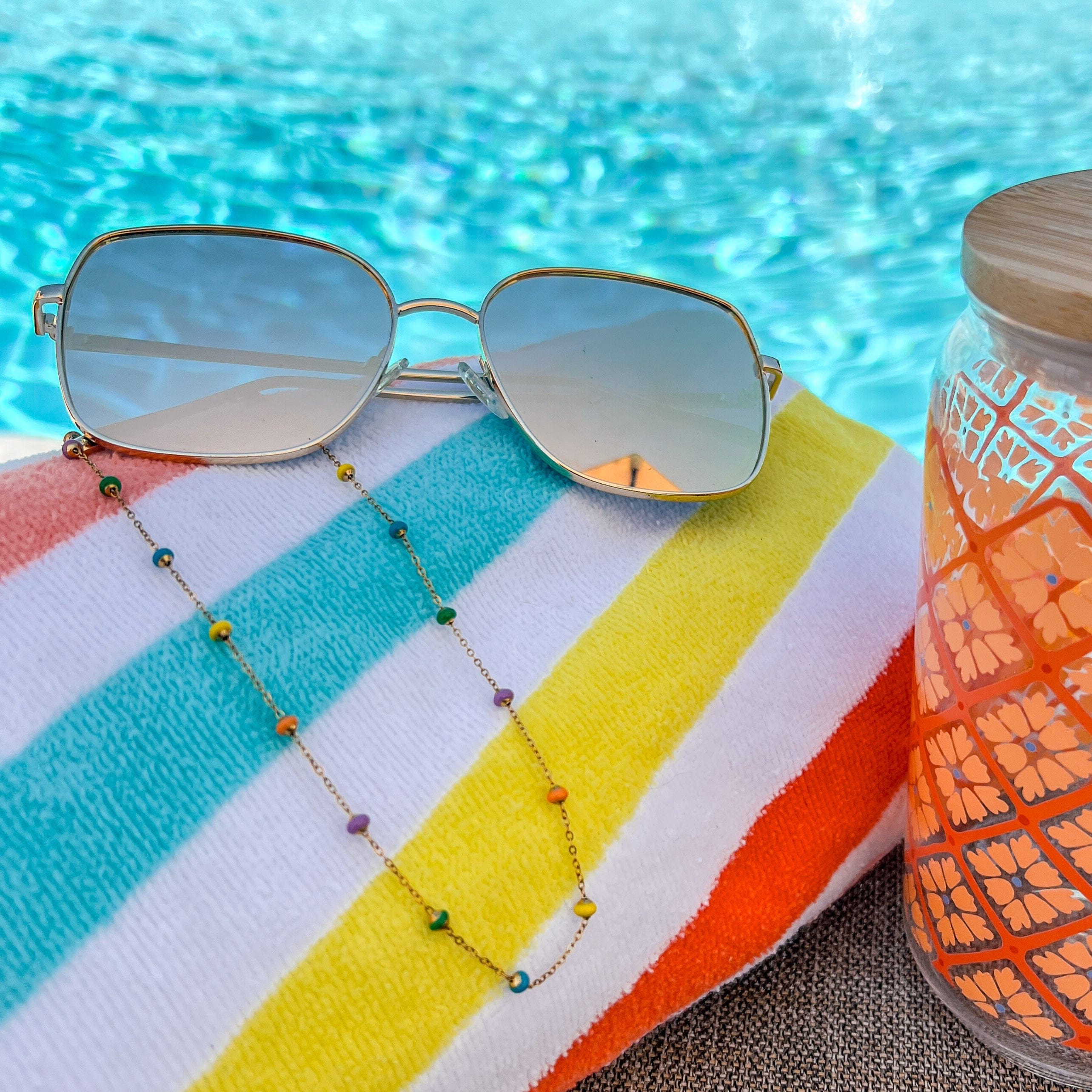 FIONA GRACE Necklaces Summer Sorbet Satellite Chain Necklace