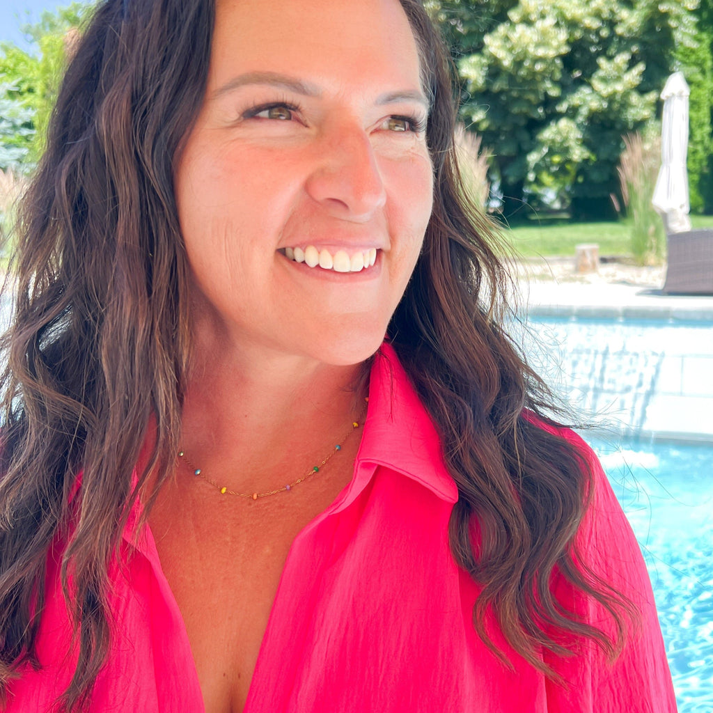 FIONA GRACE Necklaces Summer Sorbet Satellite Chain Necklace