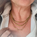 FIONA GRACE Necklaces The Stella 3 Piece Gold Necklace Stack