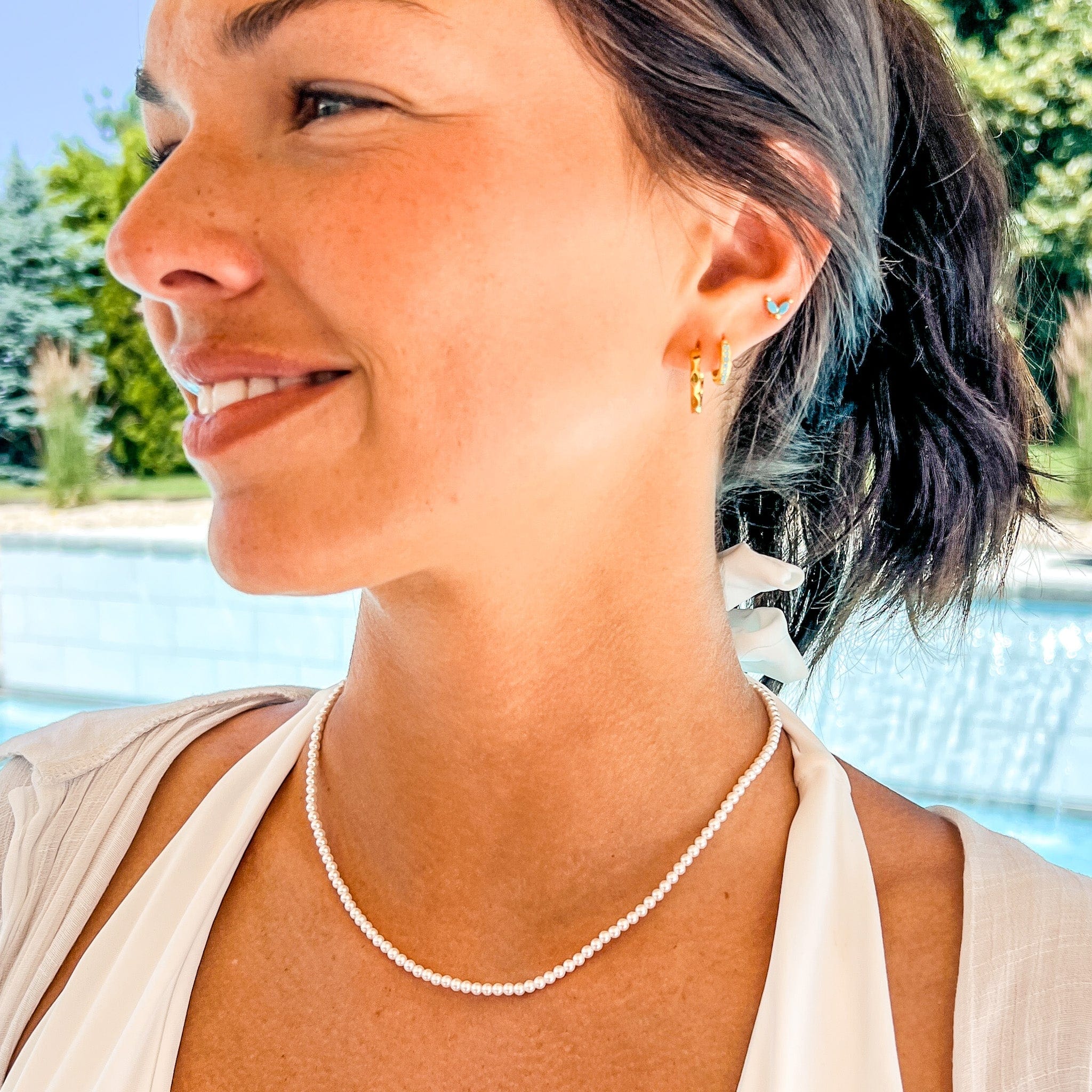 FIONA GRACE Necklaces Tiny Tides Pearl Necklace