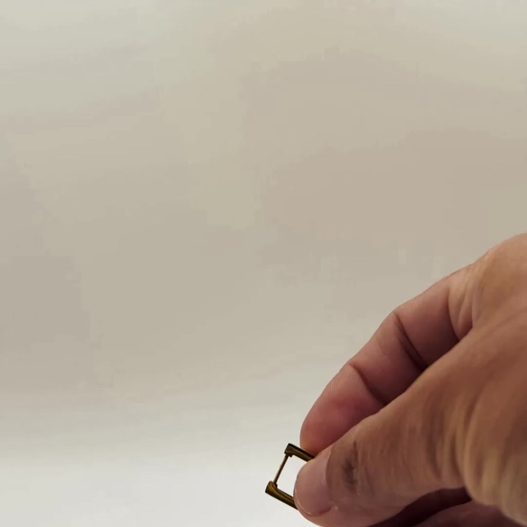 Rectangle Geometric Huggie Earrings, Waterproof